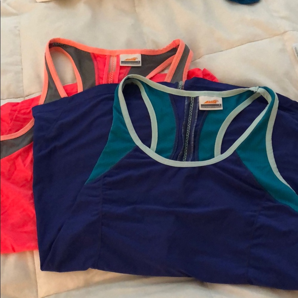 Two Avia Workout tanks
